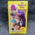 Barney  The Backyard Show Vhs Tape 1992 Lyons White Tape Songs Video Rare Film