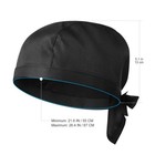 Chef Skull Cap Kitchen Cooking Hat Adjustable Baker Waiter Catering Black Unisex