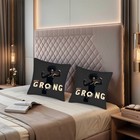 Set Of 2 18x18in Throw Pillow Covers - Stylish Geometric Pattern Design