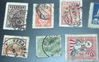 Lot Of 26 Lithuania Postal Stamps Early 1920 s Some W postmarks  Colorful  Crisp