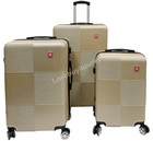 3 Pcs Golden 360   Spinner Wheels Luggage Set Trolley Suitcase   Lock 20    24    28   