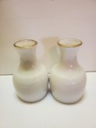 Jim Beam Whiskey Poodle Fox Oil  Vinegar Cruet Set Salad Ceramic Bottle