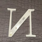 Pottery Barn Kids Uppercase Letter Initial S Ivory White Hanging