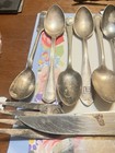  24  Lot Of Vintage Silver Plated Silverware Mixed Variety Of 24 Pieces