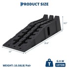 30000lbs 2pcs Car Ramps 8 5  Low Profile Heavy Duty Portable Oil Change