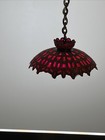 Dollhouse Antique Replica Stained Glass Chandelier Light Vtg Artisan Tiffany