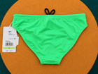Speedo Eco Endurance Swim Brief Size 30 Neon Green Competition Swim Nwt