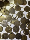 Lot Of 75 Vintage Saloon   Brothel  Tokens Replica  Novelty Trade Tokens Western