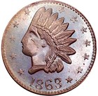  1863  Mishawaka In-630b-3a  r-9  Indiana Primitive Civil War Token B Holcomb