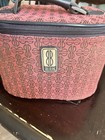Vintage Bill Blass Travel Bag Train Case Luggage Makeup Bag Carry-on