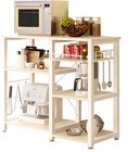 3-tier Kitchen Bakers Rack Utility Microwave Oven Stand Storage Cart Workstation