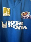 Mumbai Indians Jersey Mens Large Blue Gold Cricket Climate Cool Jersey