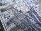 Vintage Copper-clad Metal Lightning Rod Holders Tripods
