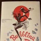 Rare Broadway Window Card Poster Bubbling Brown Sugar 14x22 Free Frame