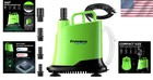 Adjustable Submersible Aquarium Pump - 40w  8ft Lift For Ponds   Hydroponics