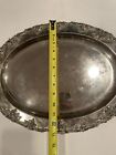 Godinger Gsa Silver Art Co  Ltd  Silver Plate 13   x17    Ovaltray  Grape Designs