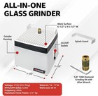 Inland Craft Wiz Mini Glass Grinder   Glass Art Grinding Shaping Machine