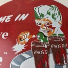 Vintage Coca Cola Porcelain Sign - Have A Coke Soda Fountain Beverage Diner