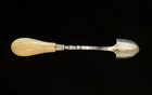 High Victorian Vintage Silver Plated Stilton Cheese Scoop Shovel Serving Spoon