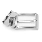 New Reversible Belt Buckle Replacement  Pin Buckle Rectangular Silver Us