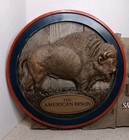 Seagram s Canadian Hunter Whiskey Save The Wildlife Series American Bison Sign
