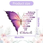 Large Inspirational Butterfly Wall Decals Stickers  Motivational Saying 