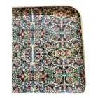 Vintage Alfred Knobler Medium 14 x10 5  Trinket Serving Tray Geometric Floral