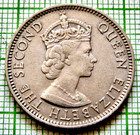 British Honduras Belize Queen Elizabeth Ii 1968 25 Cents Aunc We Combine Postage