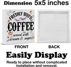 Halloween Decorations Kitchen Decor Coffee Wooden Sign Coffee 