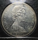1965 Canada Min Set Toned Silver Uncirculated Coins Cardboard Display   Wrapped