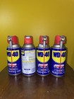  4x 8 Oz  Original Wd-40 Formula  Multi-purpose Lubricant Spray With Smart Straw