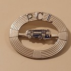 Rare Vintage Pcl Pacific City Lines Bus Driver Hat Badge Cap Pin 1940s Ncl Gm