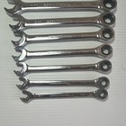 Gearwrench Metric 12pc Ratcheting Combination Wrench Set 8-19mm Chrome Steel
