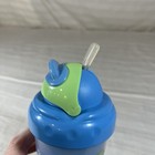 Vtg Y2k Winnie The Pooh Inculcated Straw Cup New Sippy Fishing E1