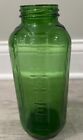 Vintage Green Glass Water Juice Refrigerator Bottle  40oz 9    Pre Owned