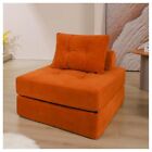 Futon Sofa Bed - Convertible Sectional Sleeper Sofa With Pillow  Floor Sofa 
