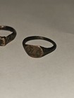 Lot Of Ancient Roman Bronze Rings With Engravings  Nice Condition