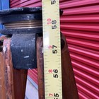 Lg  Vintage Wood Tripod Rustic Decor Transit Lamp Stand Survey Adjustable Wooden