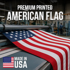 Us Flag - 100  Made In Usa  Cotton American Flag 3x5 Ft By Rushmore Rose Usa New
