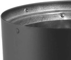 Duravent 6dvl-ad 6 In Double Wall Air Insulated Stove Top Adapter Black