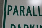 24 x18  Parallel Parking Only Authentic Street Road State Highway Sign