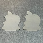 Lot Of 2 Vintage 1990s Apple Computer Rainbow Logo Decal Sticker 2 5  Unused Nos