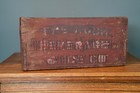Antique Cleveland-sandusky Brewing Beer Bottle Prohibition Wood Crate Box Vtg