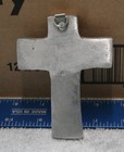 Vintage Metal Christmas Cross Wall Hanging 4  