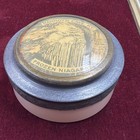 Antique Tin Container Jar Souvenir Mammoth Cave Kentucky Frozen Niagara Falls