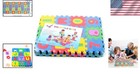 Mini Eva Foam Baby Play Mat  36-piece Alphabet   Number Puzzle For Learning