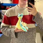 Pok  mon Lapras Plush Toy 11  Detailed Soft Blue Sea Transport Collectible