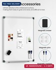 Magnetic White Board Kit For Wall 24  X 18   1 Dry Eraser   2 Multicolor Markers