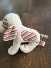 Vguc-9    Webkinz Peppermint Puppy Plush Only No Code Christmas Candy Cane Ganz