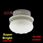 Ceiling  Super Bright Battery Operated Led Lamp Dollhouse Miniature Light Black